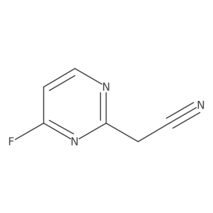 4-Fluoropyrimidine-2-acetonitrile结构式