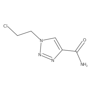 1-(2-Chloroethyl)triazole-4-carboxamide Structure
