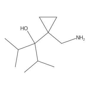 3-[1-(Aminomethyl)cyclopropyl]-2,4-dimethylpentan-3-ol Structure