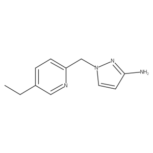 1-[(5-ethylpyridin-2-yl)methyl]-1H-pyrazol-3-amine Structure
