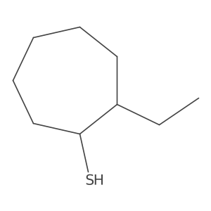 2-Ethylcycloheptane-1-thiol Structure