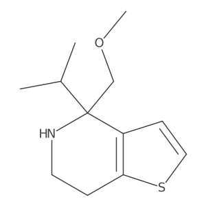 4-(methoxymethyl)-4-(propan-2-yl)-4H,5H,6H,7H-thieno[3,2-c]pyridine结构式