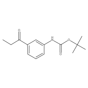 tert-butyl N-(3-propanoylphenyl)carbamate Structure