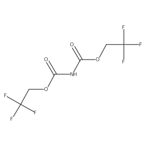 2,2,2-trifluoroethyl N-[(2,2,2-trifluoroethoxy)carbonyl]carbamate结构式