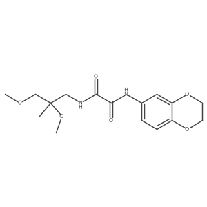 N1-(2,3-dihydrobenzo[b][1,4]dioxin-6-yl)-N2-(2,3-dimethoxy-2-methylpropyl)oxalamide Structure