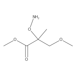 Methyl 2-(aminooxy)-3-methoxy-2-methylpropanoate结构式