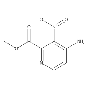 Methyl 4-amino-3-nitropicolinate结构式