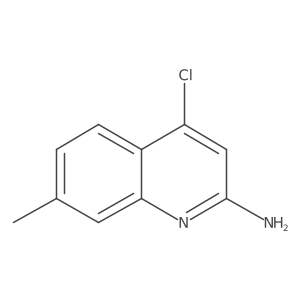 4-Chloro-7-methylquinolin-2-amine结构式