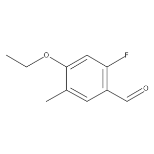 4-Ethoxy-2-fluoro-5-methylbenzaldehyde Structure