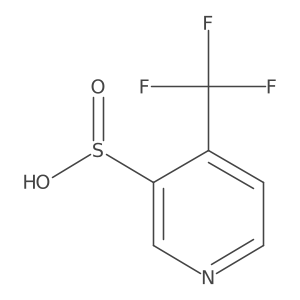 4-(Trifluoromethyl)pyridine-3-sulfinic acid结构式
