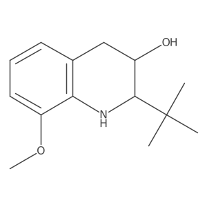 2-Tert-butyl-8-methoxy-1,2,3,4-tetrahydroquinolin-3-ol结构式