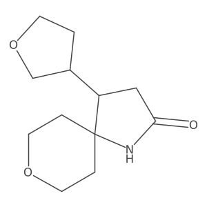 4-(Oxolan-3-yl)-8-oxa-1-azaspiro[4.5]decan-2-one结构式
