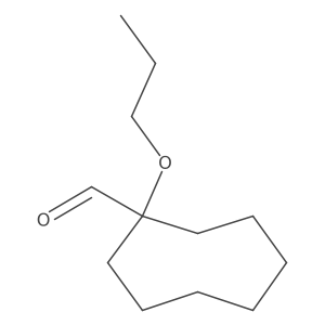 1-Propoxycyclooctane-1-carbaldehyde结构式
