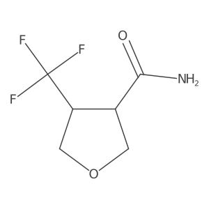 4-(Trifluoromethyl)oxolane-3-carboxamide Structure