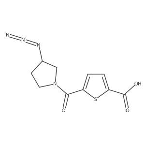 5-(3-Azidopyrrolidine-1-carbonyl)thiophene-2-carboxylic acid Structure