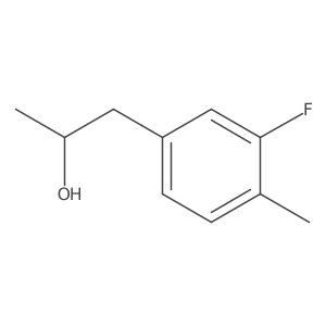 (2S)-1-(3-fluoro-4-methylphenyl)propan-2-ol结构式