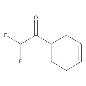 1-(Cyclohex-3-en-1-yl)-2,2-difluoroethan-1-one Structure