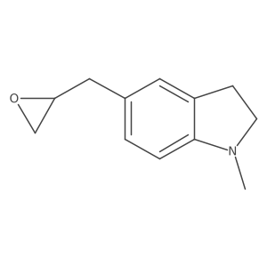 1-methyl-5-[(oxiran-2-yl)methyl]-2,3-dihydro-1H-indole Structure