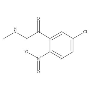 1-(5-Chloro-2-nitrophenyl)-2-(methylamino)ethan-1-one Structure