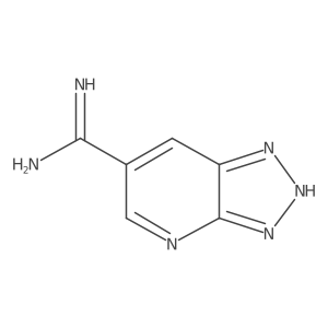 3H-[1,2,3]triazolo[4,5-b]pyridine-6-carboximidamide结构式