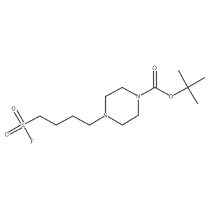 Tert-butyl 4-[4-(fluorosulfonyl)butyl]piperazine-1-carboxylate Structure