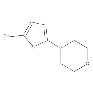 4-(5-Bromothiophen-2-yl)oxane Structure