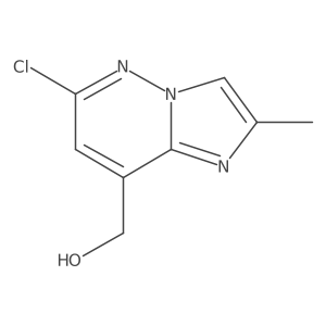 (6-Chloro-2-methylimidazo[1,2-B]pyridazin-8-YL)methanol Structure