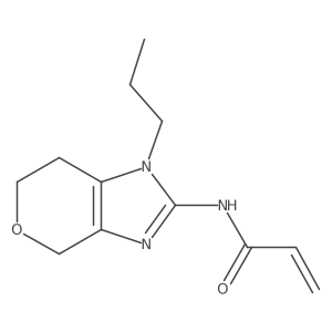 N-{1-propyl-1H,4H,6H,7H-pyrano[3,4-d]imidazol-2-yl}prop-2-enamide Structure