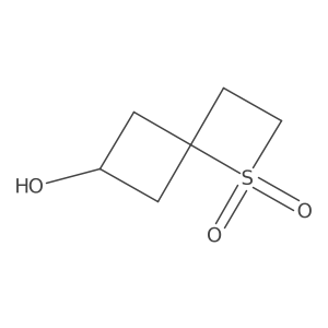 6-Hydroxy-1-thiaspiro[3.3]heptane 1,1-dioxide Structure