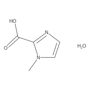 1-Methylimidazole-2-carboxylic acid;hydrate Structure