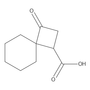 3-Oxospiro[3.5]nonane-1-carboxylic acid Structure