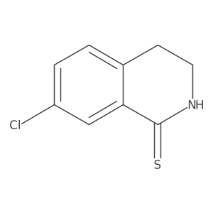 7-Chloro-3,4-dihydroisoquinoline-1(2H)-thione Structure