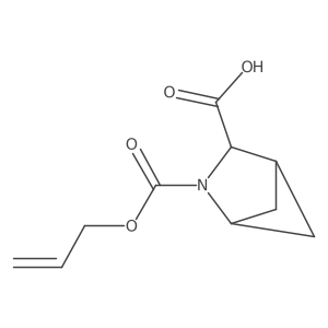 2-[(Prop-2-en-1-yloxy)carbonyl]-2-azabicyclo[2.1.1]hexane-3-carboxylic acid Structure