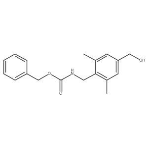 benzyl N-{[4-(hydroxymethyl)-2,6-dimethylphenyl]methyl}carbamate结构式
