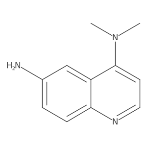 4,6-Quinolinediamine, N4,N4-dimethyl-结构式