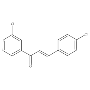 1-(3-Chlorophenyl)-3-(4-chlorophenyl)prop-2-en-1-one结构式