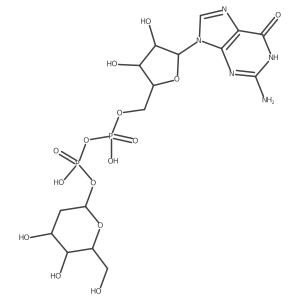 Guanosine diphosphate 2-deoxy-D-glucose Structure