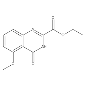 Ethyl 4-hydroxy-5-methoxyquinazoline-2-carboxylate结构式