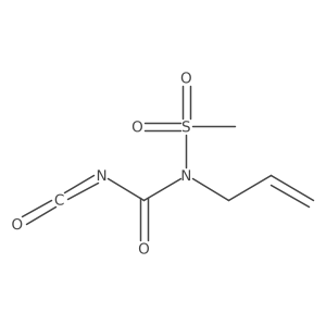 Methanesulfonamide, N-(isocyanatocarbonyl)-N-2-propenyl-结构式