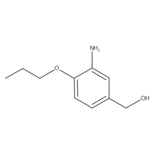 3-Amino-4-propoxybenzenemethanol结构式