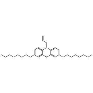3,7-Dioctyl-10-prop-2-enylphenothiazine Structure
