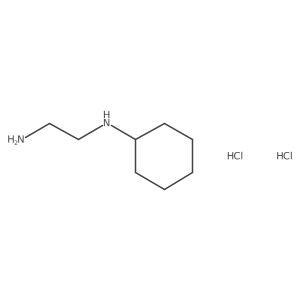 N1-cyclohexylethane-1,2-diamine dihydrochloride Structure