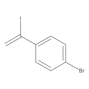 1-Bromo-4-(1-iodoethenyl)benzene结构式