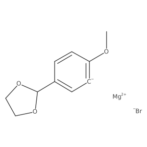 Magnesium;2-(4-methoxybenzene-5-id-1-yl)-1,3-dioxolane;bromide结构式