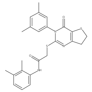 N-(2,3-dimethylphenyl)-2-((3-(3,5-dimethylphenyl)-4-oxo-3,4,6,7-tetrahydrothieno[3,2-d]pyrimidin-2-yl)thio)acetamide Structure