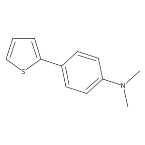 N,N-dimethyl-4-(2-thienyl)aniline Structure