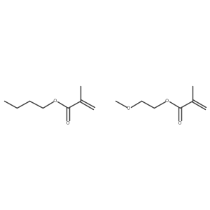 Butyl 2-methylprop-2-enoate;2-methoxyethyl 2-methylprop-2-enoate结构式