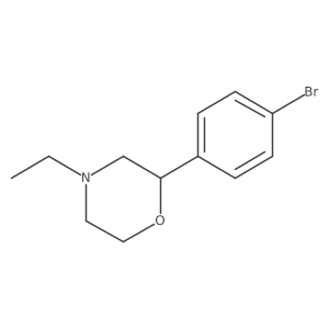 (2R)-2-(4-bromophenyl)-4-ethylmorpholine Structure