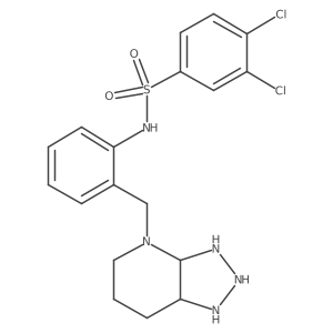 Benzenesulfonamide,3,4-dichloro-n-[2-[(3,5,6,7-tetrahydro-4h-1,2,3-triazolo[4,5-b]pyridin-4-yl)methyl]phenyl]- Structure