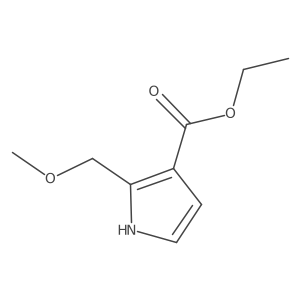 ethyl 2-methoxymethyl-1H-pyrrol-3-carboxylate Structure